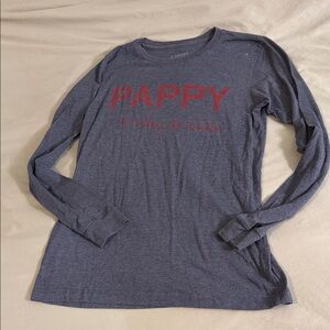 Long Sleeve Gray Tee pappy van winkle
